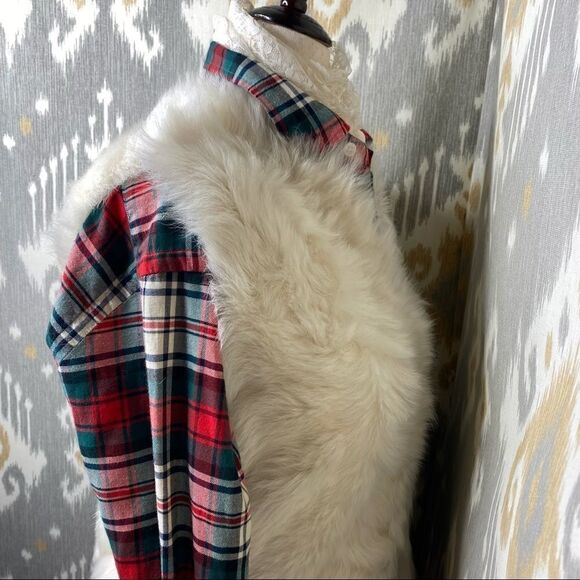 Ralph Lauren Ivory Italian Lamb Shearling Gilet Vest - Picture 14 of 16